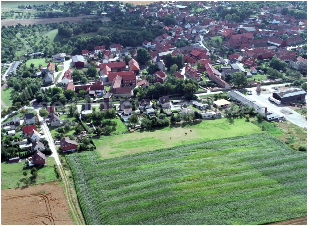 Aerial photograph Sargstedt - Village view of Sargstedt in the state Saxony-Anhalt