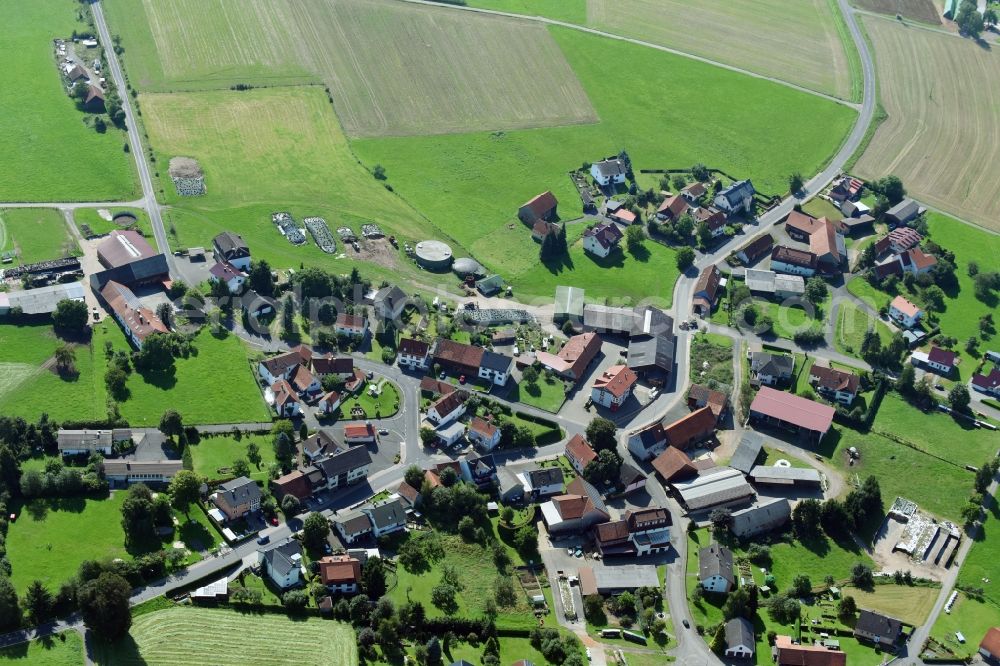 Aerial image Sarrod - Village view in Sarrod in the state Hesse, Germany