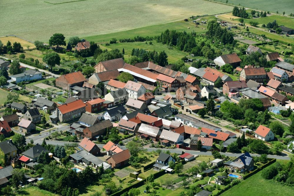 Aerial image Satuelle - Village view in Satuelle in the state Saxony-Anhalt, Germany
