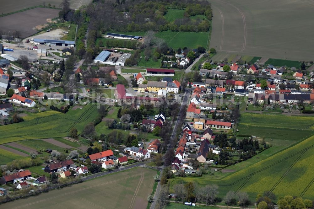 Aerial photograph Schackenthal - Village view of Schackenthal in the state Saxony-Anhalt