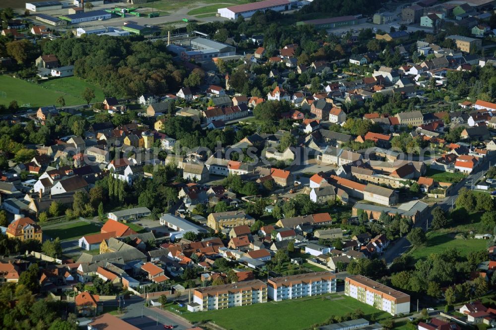 Aerial photograph Bad Lauchstädt - Village view of Schafstaedt in the state Saxony-Anhalt