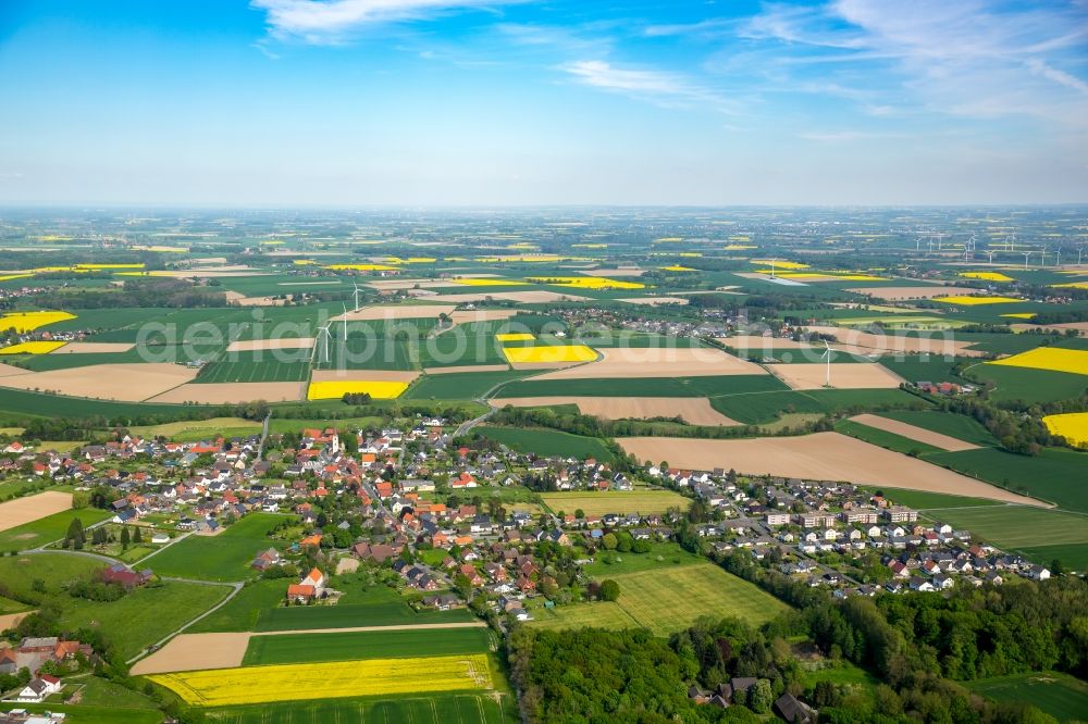 Aerial image Scheidingen - Village view of Scheidingen in the state North Rhine-Westphalia