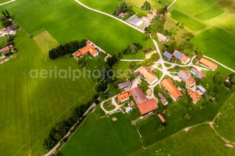 Aerial photograph Schlitten - Village view in Schlitten in the state Bavaria, Germany