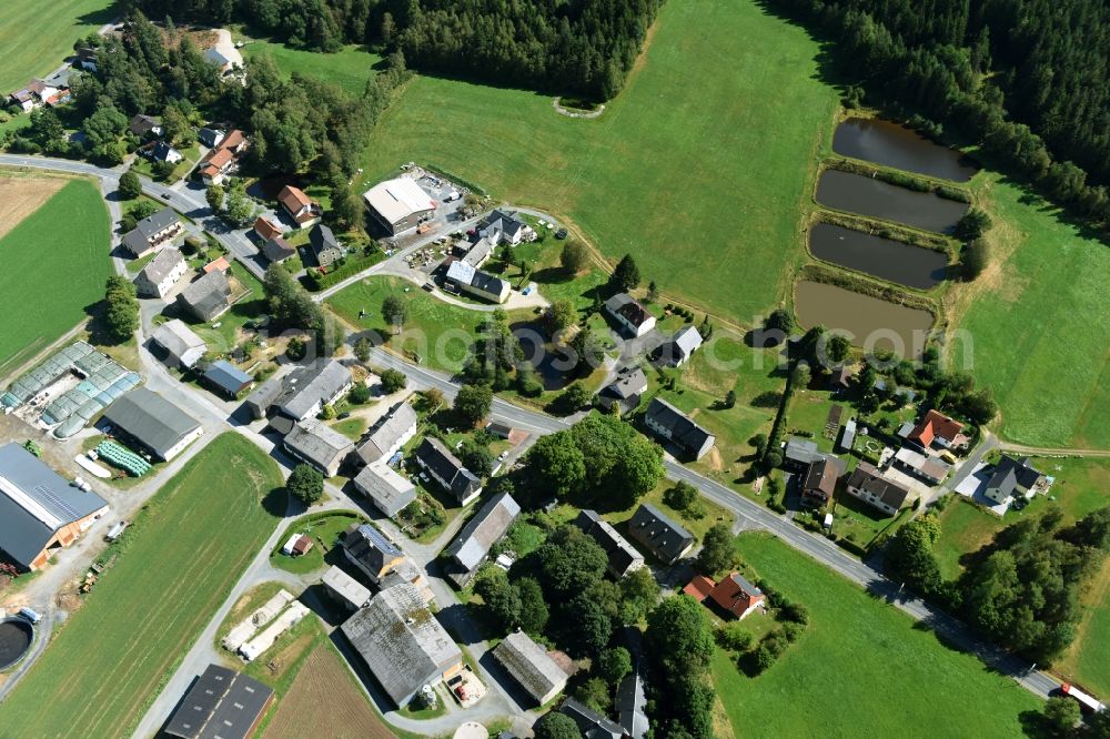 Aerial image Schönlind - Village view of Schoenlind in the state Bavaria