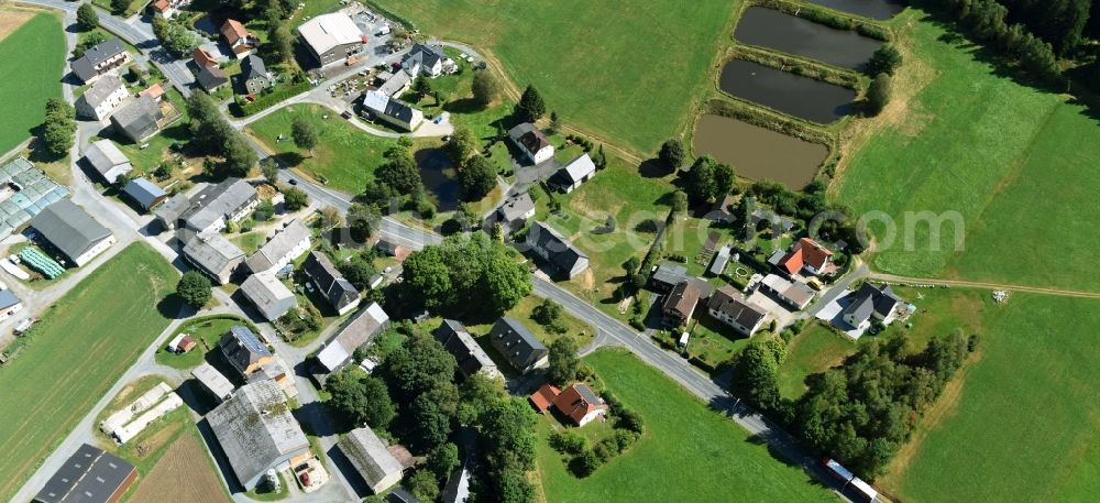 Aerial photograph Schönlind - Village view of Schoenlind in the state Bavaria