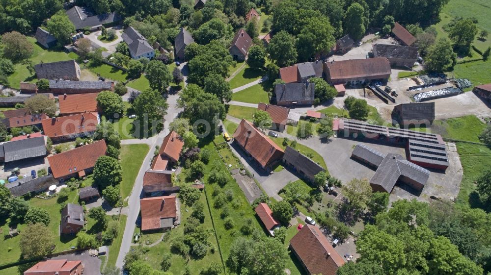 Aerial image Schreyahn - Village view in Schreyahn in the state Lower Saxony, Germany