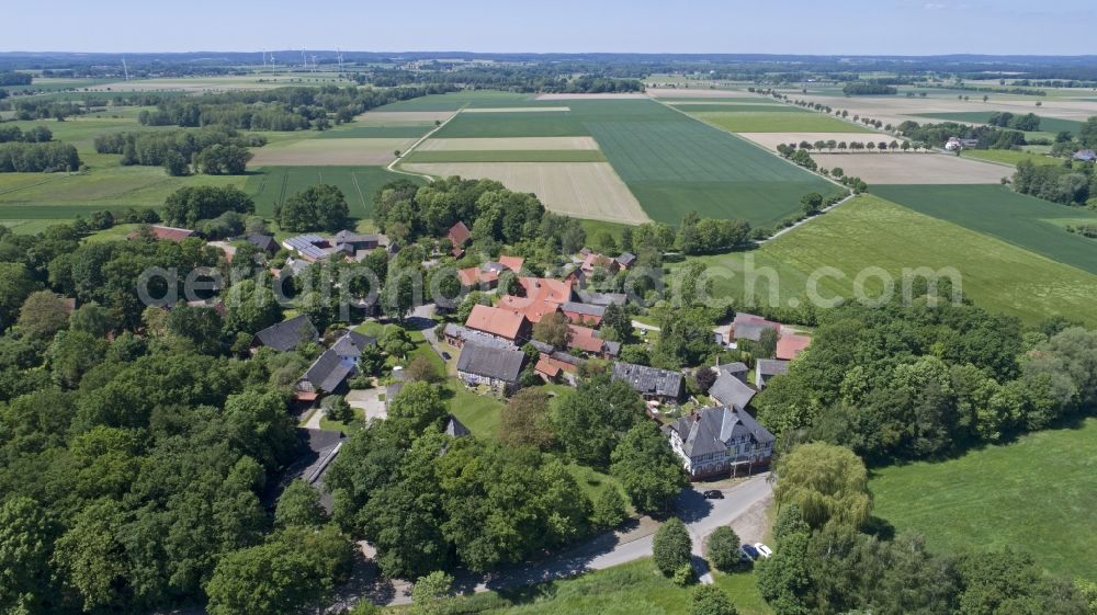 Aerial photograph Schreyahn - Village view in Schreyahn in the state Lower Saxony, Germany