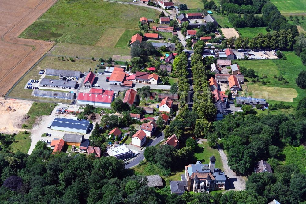 Aerial image Schulzendorf - Village view in Schulzendorf in the state Brandenburg, Germany