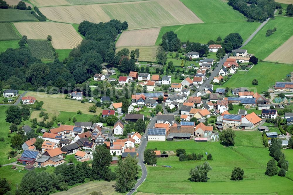 Aerial image Schwabenrod - Village view in Schwabenrod in the state Hesse, Germany