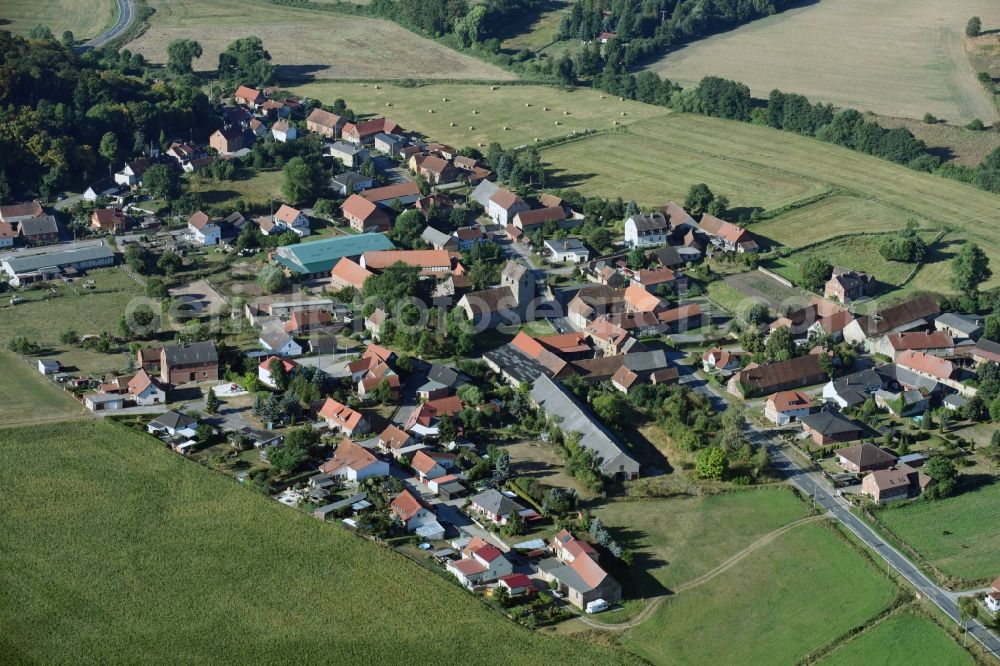 Aerial image Schwanefeld - Village view of Schwanefeld in the state Saxony-Anhalt