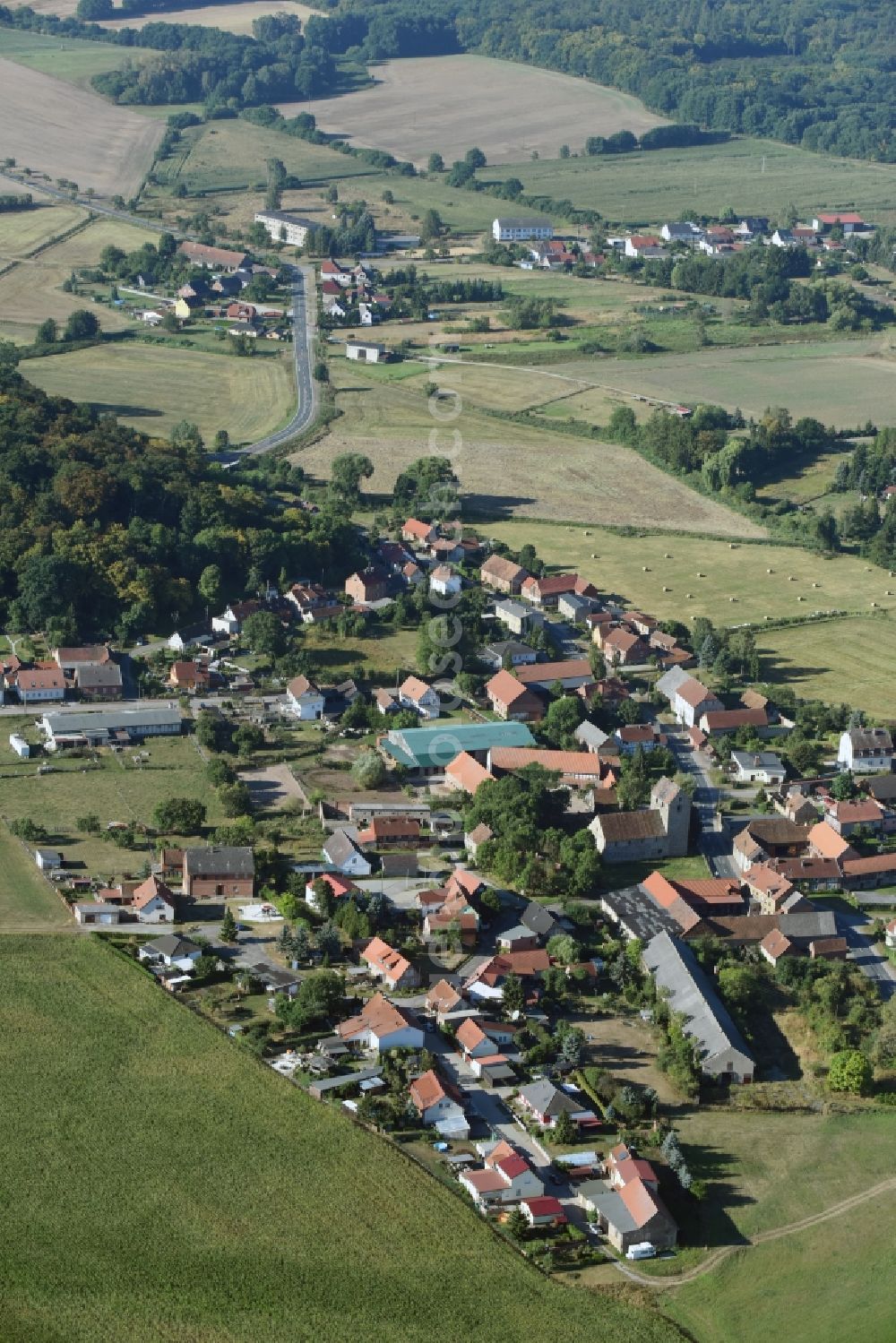 Aerial photograph Schwanefeld - Village view of Schwanefeld in the state Saxony-Anhalt