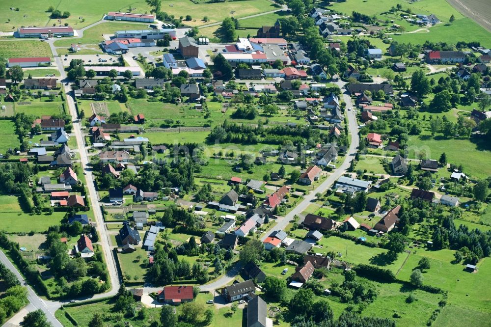 Aerial photograph Severin - Village view in Severin in the state Mecklenburg - Western Pomerania, Germany