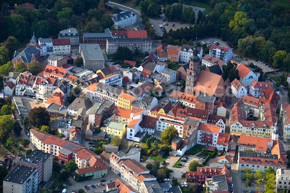 Aerial photograph Slamen - Village view in Slamen in the state Brandenburg, Germany