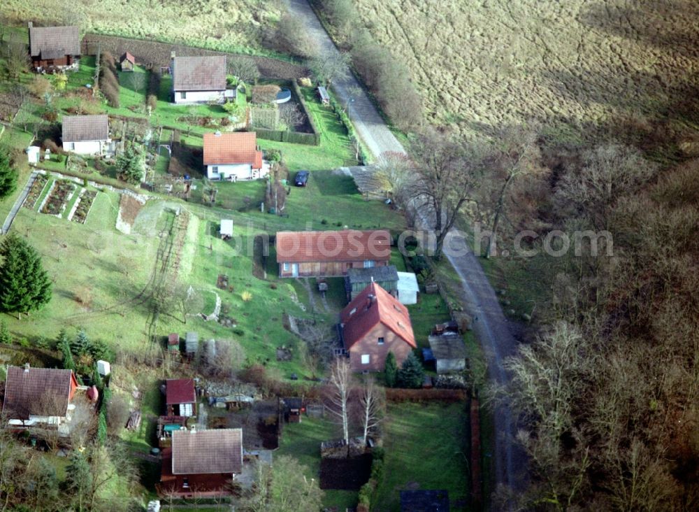 Sonnenburg from above - Village view in Sonnenburg in the state Brandenburg, Germany