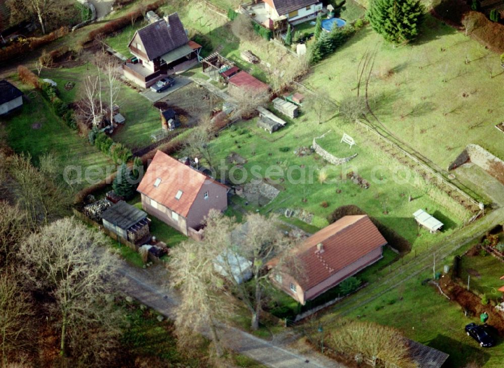 Aerial image Sonnenburg - Village view in Sonnenburg in the state Brandenburg, Germany