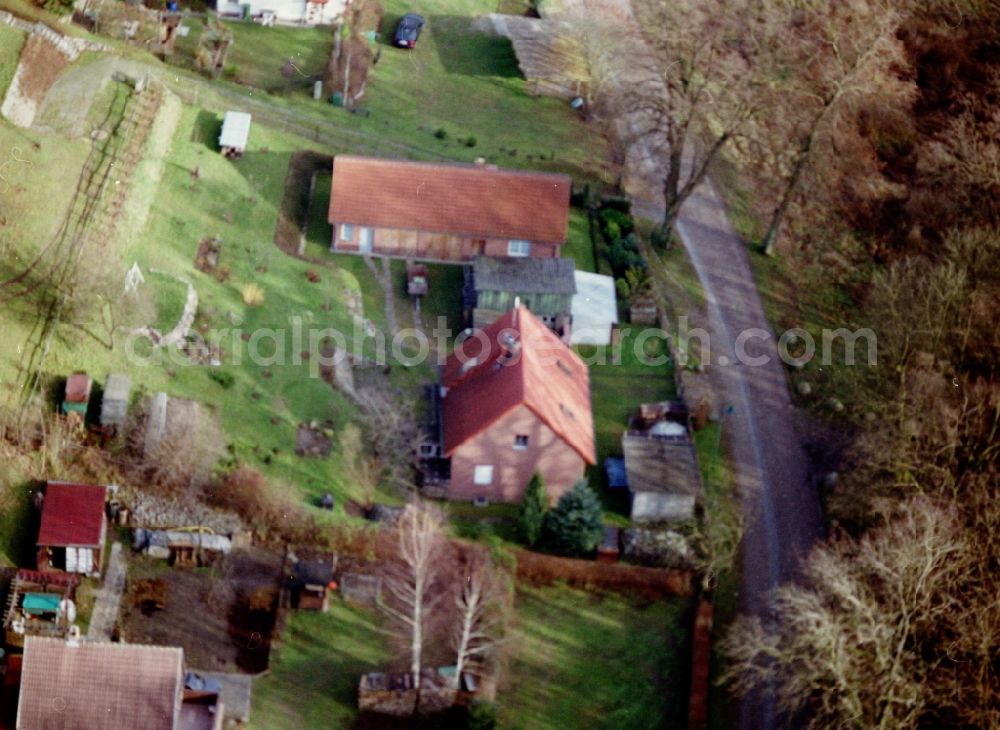 Sonnenburg from the bird's eye view: Village view in Sonnenburg in the state Brandenburg, Germany