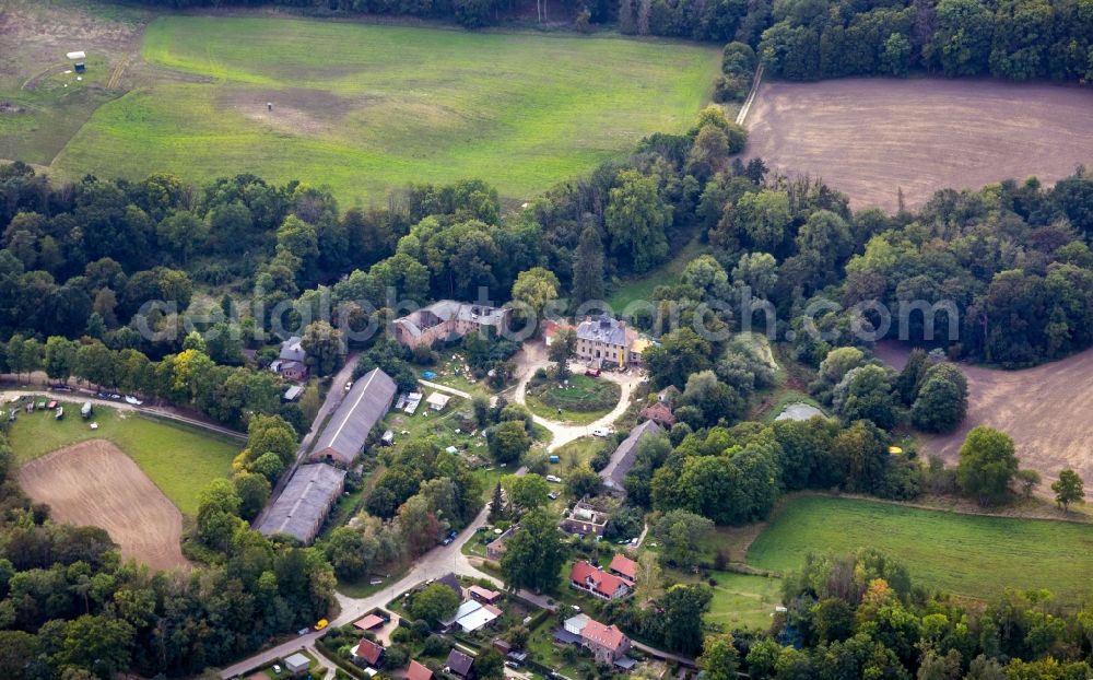 Sonnenburg from above - Village view in Sonnenburg in the state Brandenburg, Germany