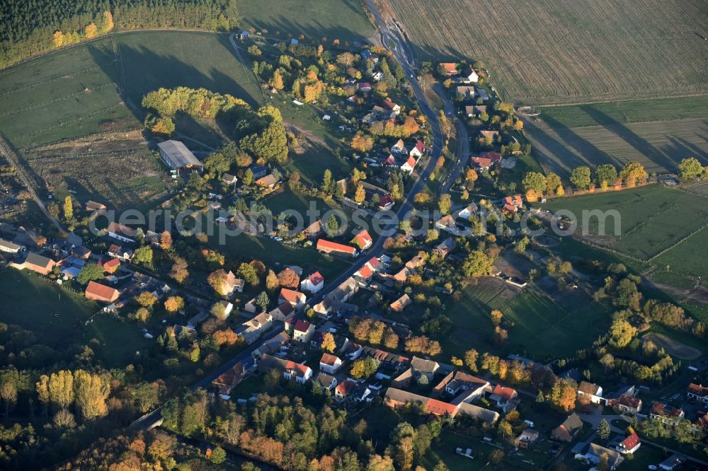 Aerial photograph Stangenhagen - Village view of Stangenhagen in the state Brandenburg