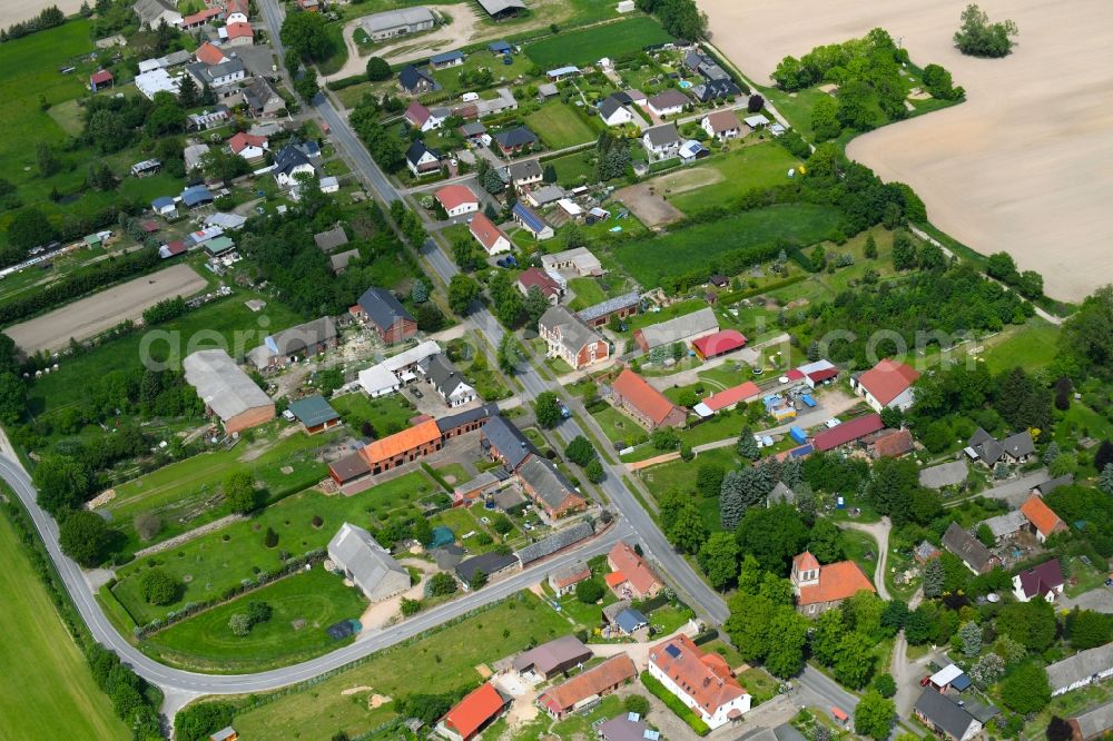 Aerial photograph Steffenshagen - Village view in Steffenshagen in the state Brandenburg, Germany