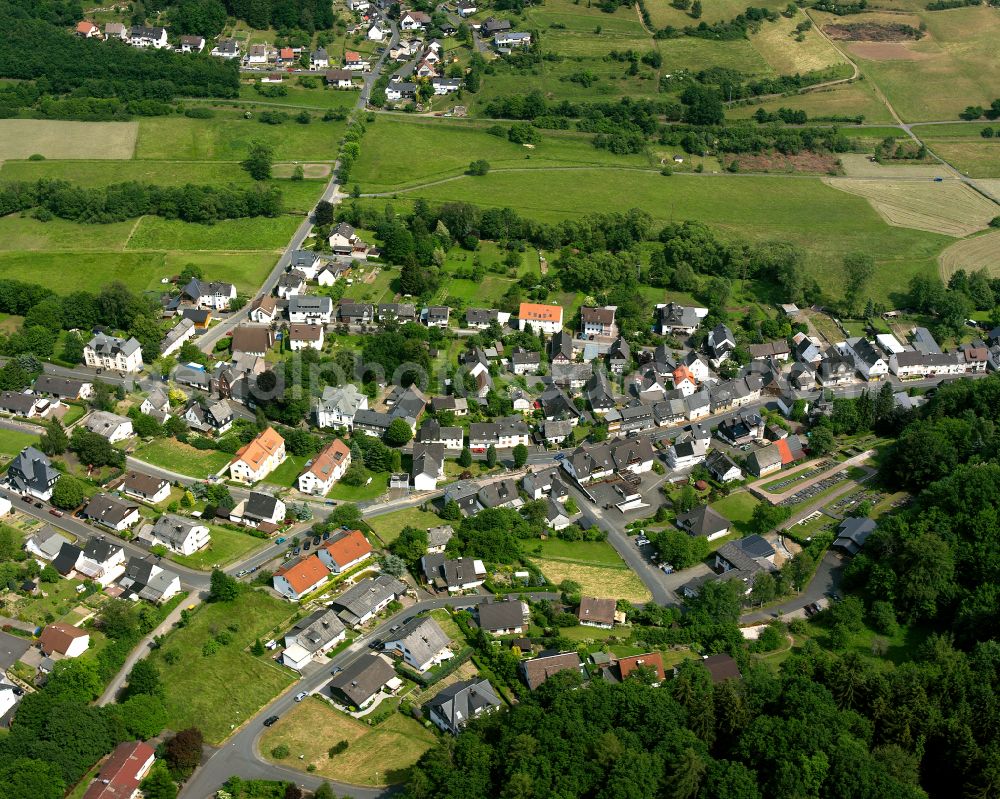 Aerial photograph Steinbrücken - Village view in Steinbrücken in the state Hesse, Germany