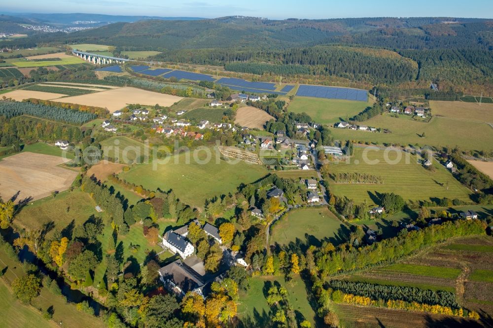 Aerial image Stockhausen - Village view of Stockhausen in the state North Rhine-Westphalia