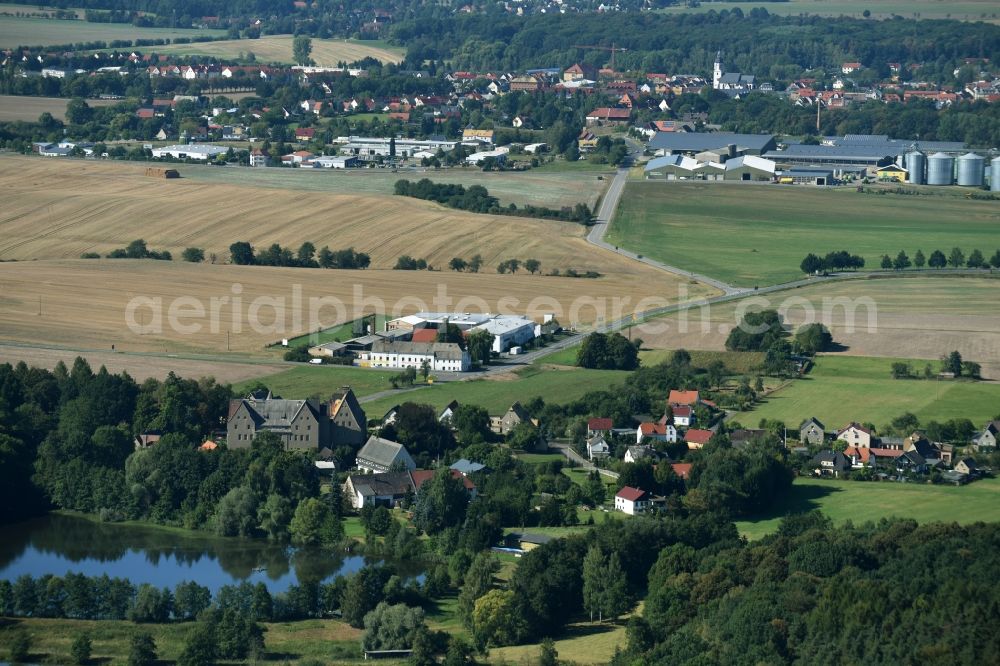 Aerial photograph Streitwald - Village view of Streitwald in the state Saxony