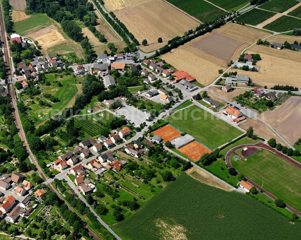 Aerial photograph Sulzfeld - Village view in Sulzfeld in the state Baden-Wuerttemberg, Germany