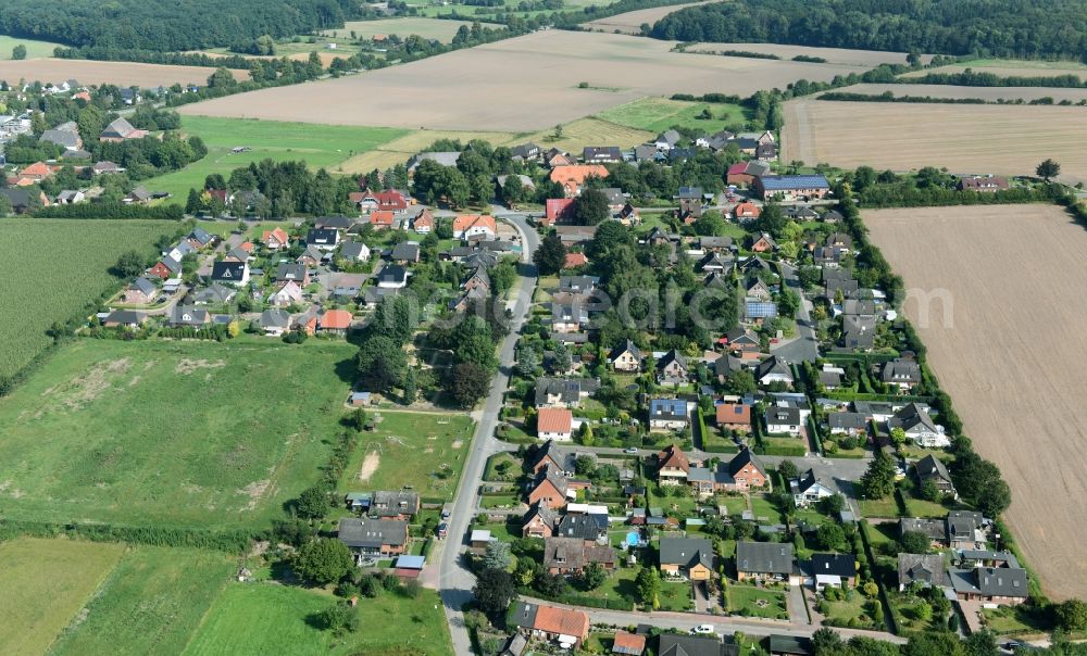 Aerial image Talkau - Village view of Talkau in the state Schleswig-Holstein