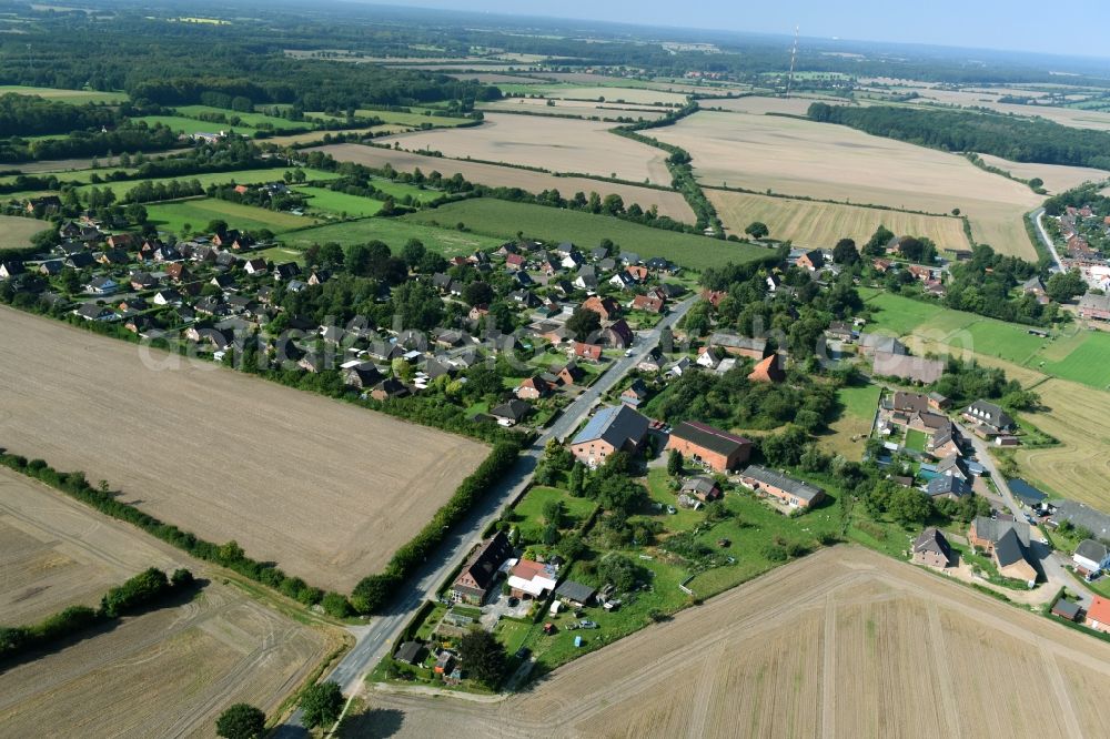 Aerial photograph Talkau - Village view of Talkau in the state Schleswig-Holstein