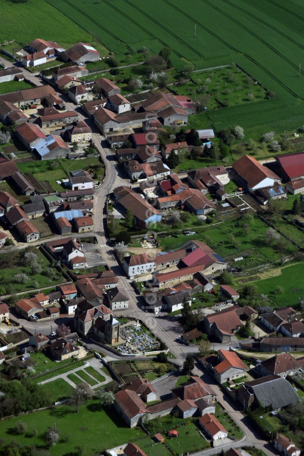 Aerial photograph Thil - Village view of Thil in Alsace-Champagne-Ardenne-Lorraine, France