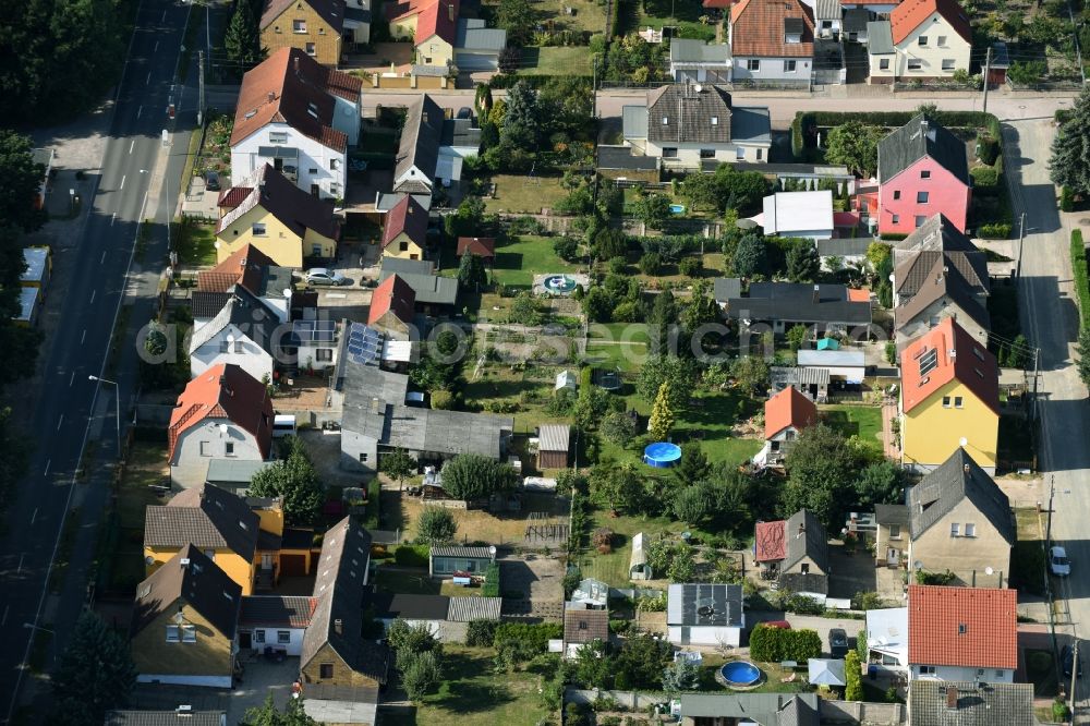 Tonmark from above - Village view of Tonmark in the state Saxony-Anhalt