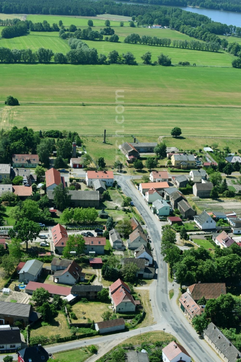 Aerial photograph Trechwitz - Village view in Trechwitz in the state Brandenburg, Germany