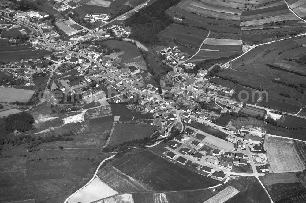 Aerial image Trossenfurt - Village view in Trossenfurt in the state Bavaria