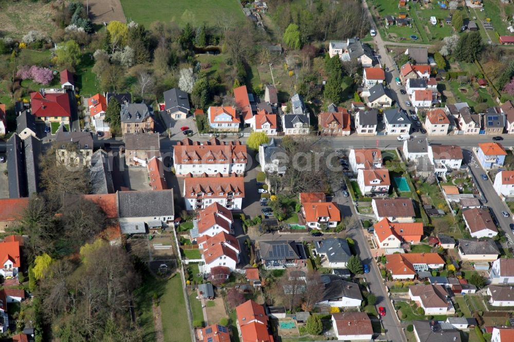 Undenheim from above - Village view in Undenheim in the state Rhineland-Palatinate