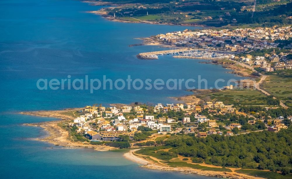 Aerial photograph Urbanitzacio s'Estanyol - Village view in Urbanitzacio s'Estanyol in Balearic island of Mallorca, Spain