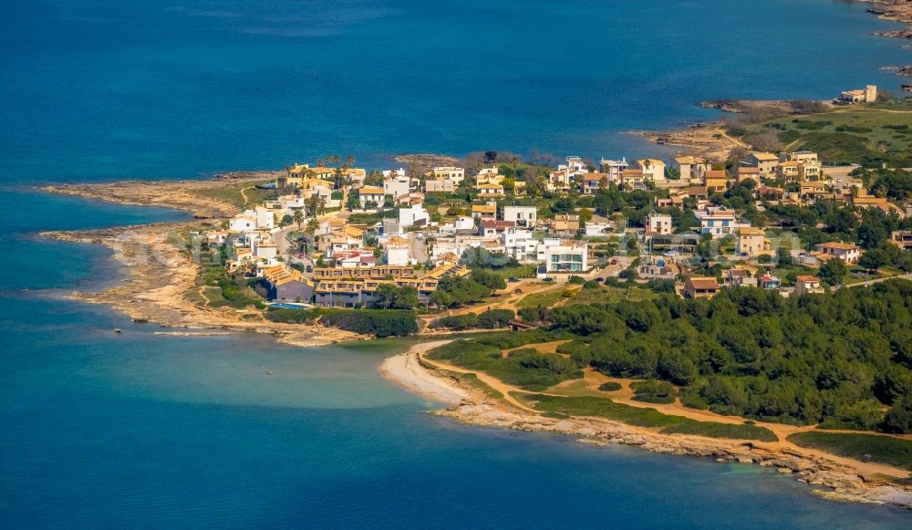 Urbanitzacio s'Estanyol from above - Village view in Urbanitzacio s'Estanyol in Balearic island of Mallorca, Spain