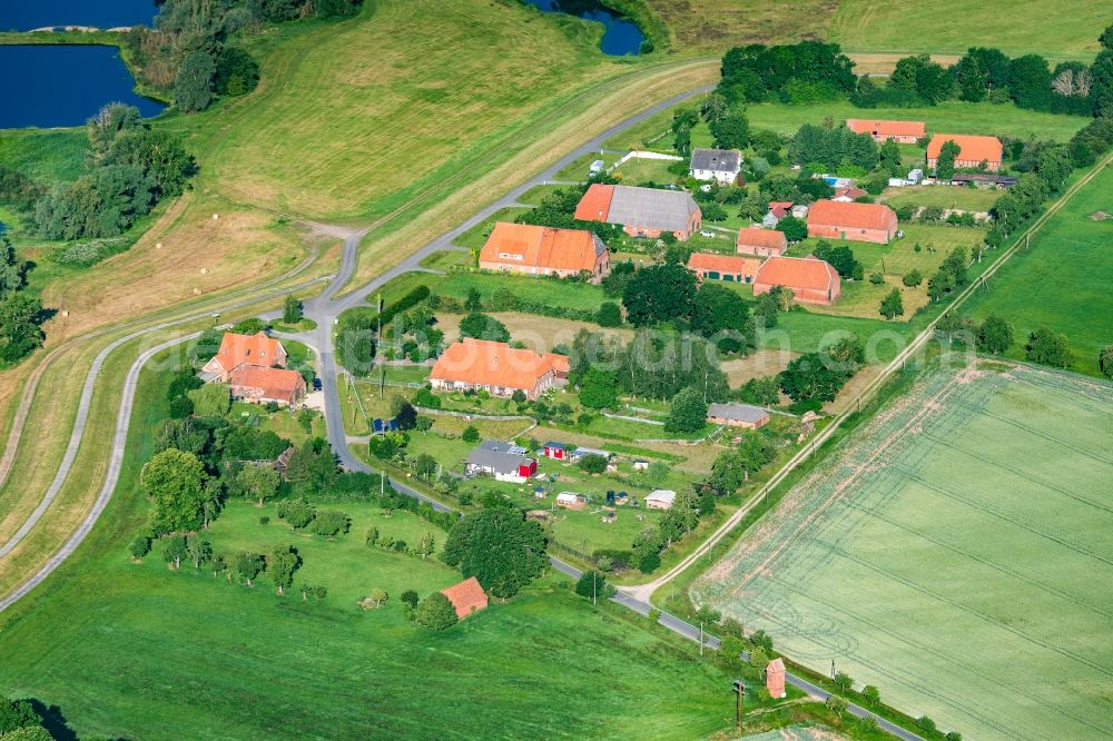 Aerial image Viehle - Village view in Viehle in the state Lower Saxony, Germany