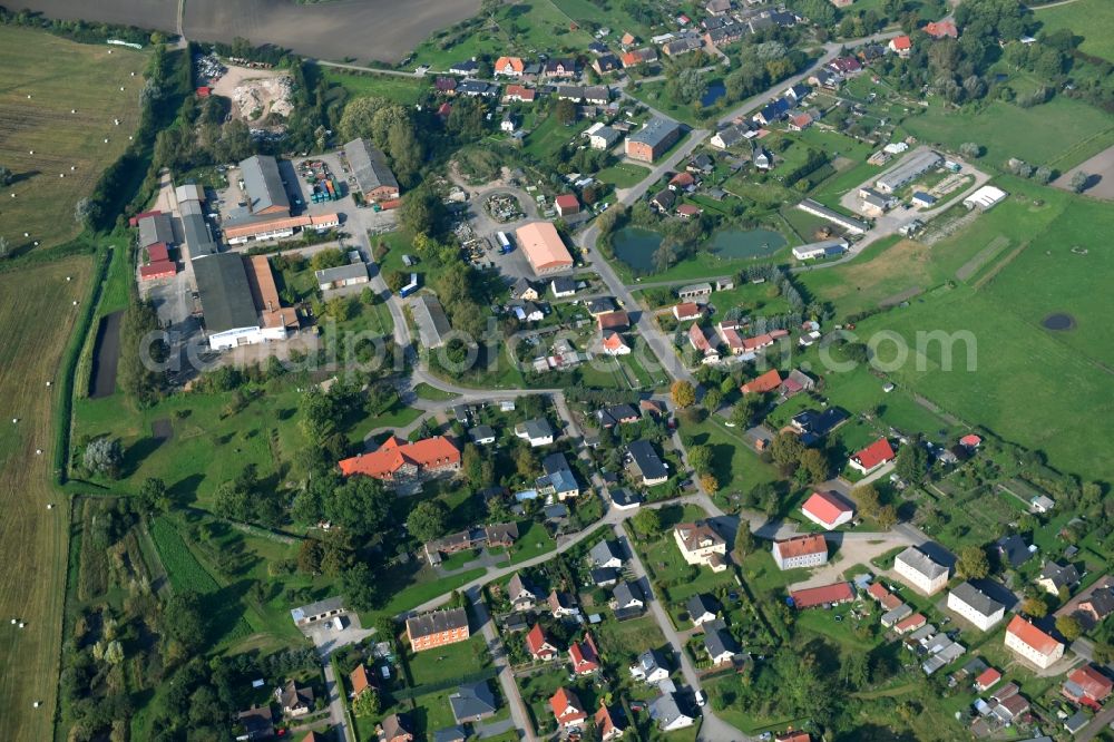 Aerial photograph Vielist - Village view in Vielist in the state Mecklenburg - Western Pomerania, Germany