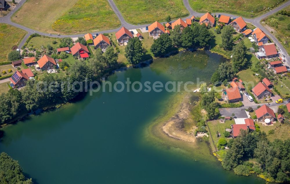 Aerial photograph Warendorf - Village view in Warendorf in the state North Rhine-Westphalia, Germany