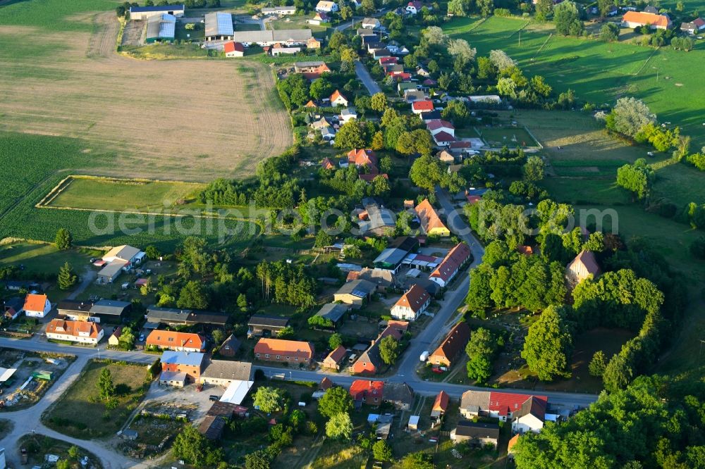 Aerial photograph Wattmannshagen - Village view in Wattmannshagen in the state Mecklenburg - Western Pomerania, Germany