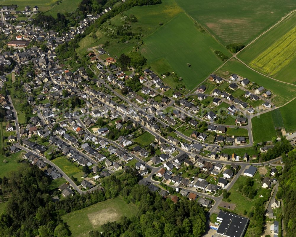 Aerial photograph Weibern - Village view in Weibern in the state Rhineland-Palatinate, Germany