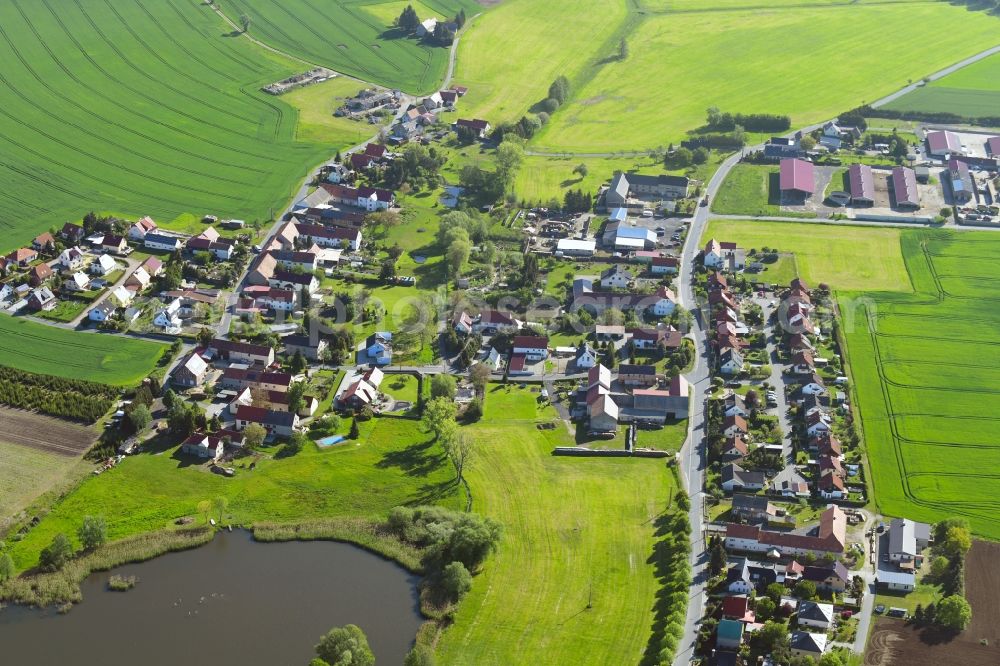 Aerial photograph Welxande - Village view in Welxande in the state Saxony, Germany