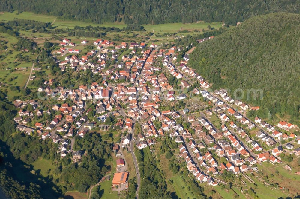 Aerial photograph Wernersberg - Village view in Wernersberg in the state Rhineland-Palatinate, Germany