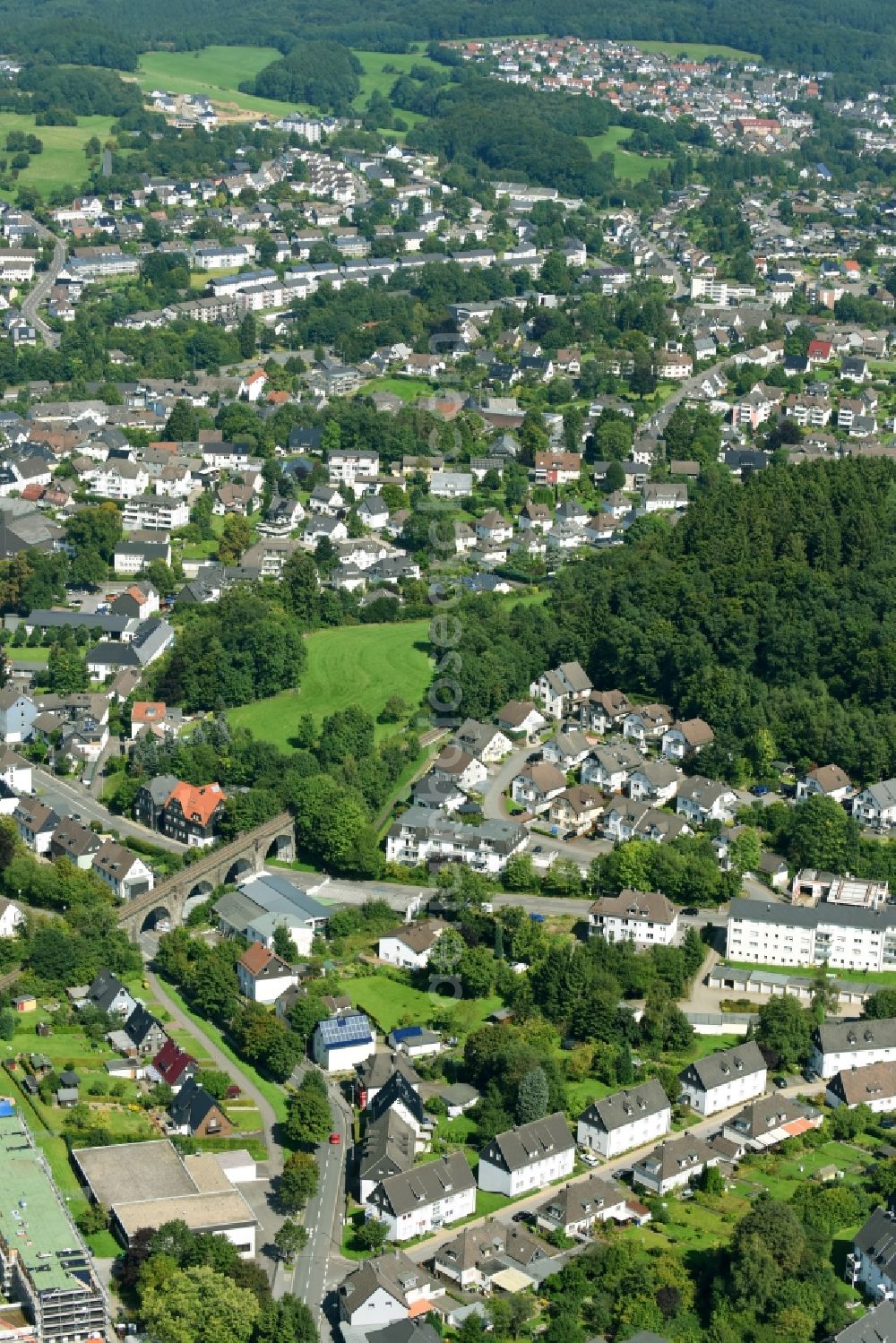 Winzenberg from the bird's eye view: Village view in Winzenberg in the state North Rhine-Westphalia, Germany