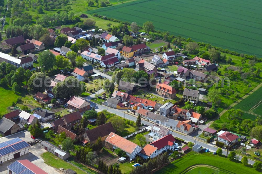 Aerial image Wolferschwenda - Village view in Wolferschwenda in the state Thuringia, Germany