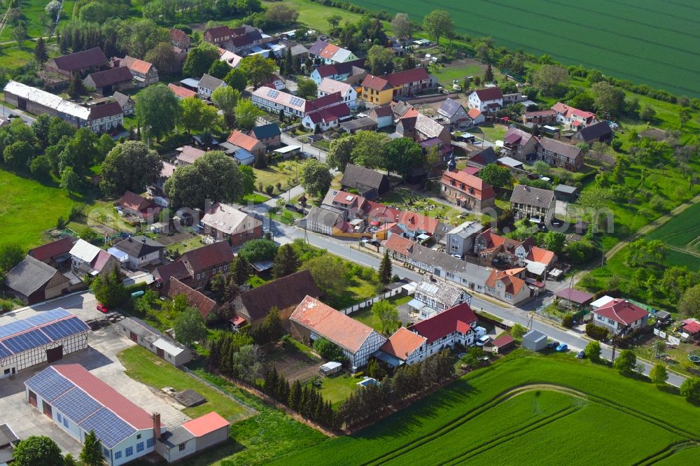 Aerial photograph Wolferschwenda - Village view in Wolferschwenda in the state Thuringia, Germany