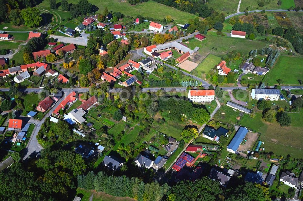 Aerial photograph Zichtau - Village view in Zichtau in the state Saxony-Anhalt, Germany