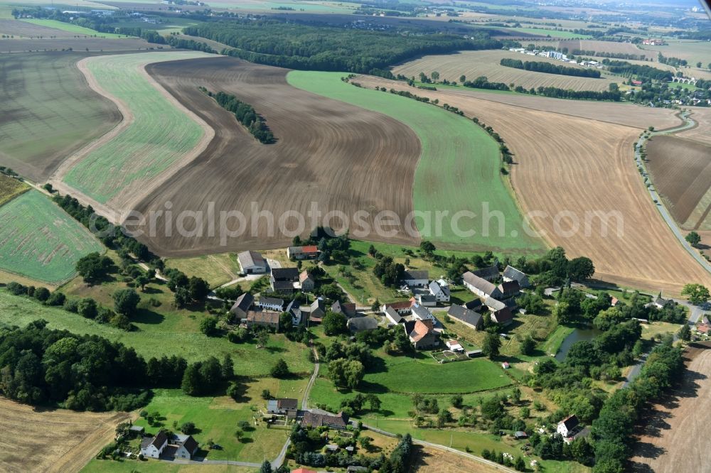 Aerial image Ziegelheim - Village view of Ziegelheim in the state Thuringia