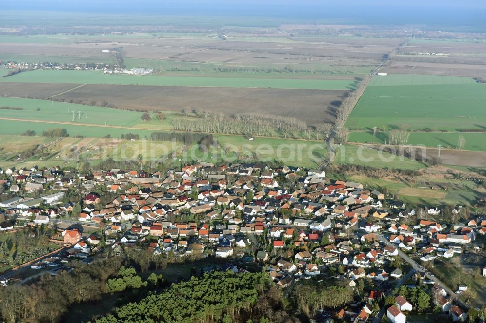 Aerial photograph Ziltendorf - Village view of Ziltendorf in the state Brandenburg