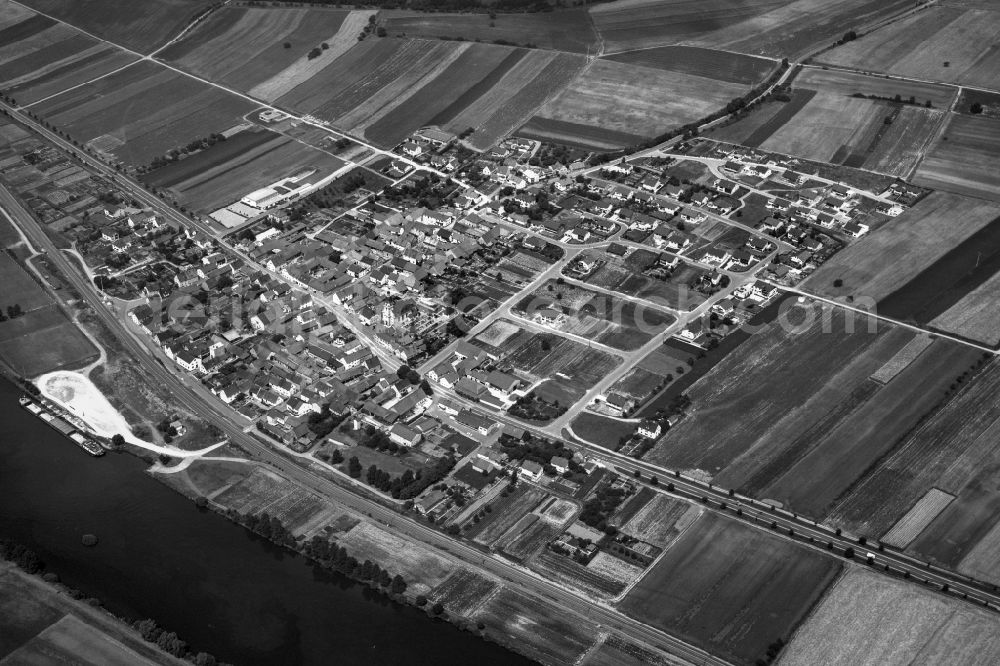 Untertheres from above - Village - View of the district Hassberge belonging municipality in Untertheres in the state Bavaria